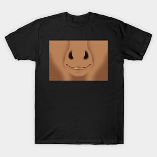 Tan Horse Face T-Shirt